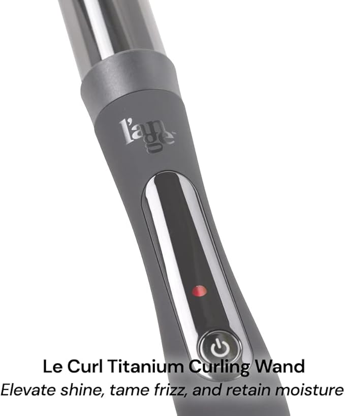 L'ANGE Hair Le Curl 32 MM Titanium Curling Wand | Professional 1.25 Inch Curling Iron for All Hair Types | Clip Free Hair Curler | Best Curling Wand for Tighter Curls & Beach Waves