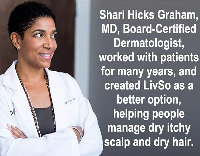 LivSo Moisturizing Scalp Lotion - Moisturizes Hair & Scalp - Naturally Derived - Fresh Feel - Effective (1 Bottle)