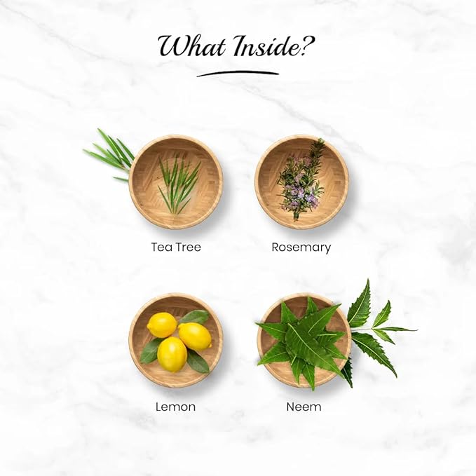 TRICHUP Anti-Dandruff Hair Oil with Tea Tree & Neem | Herbal Scalp Oil for Flaky, Itchy Scalp Relief | Ayurvedic Scalp Care | Deep Nourishment for hair care | Non-Greasy - 3.38 fl oz (Pack of 2)