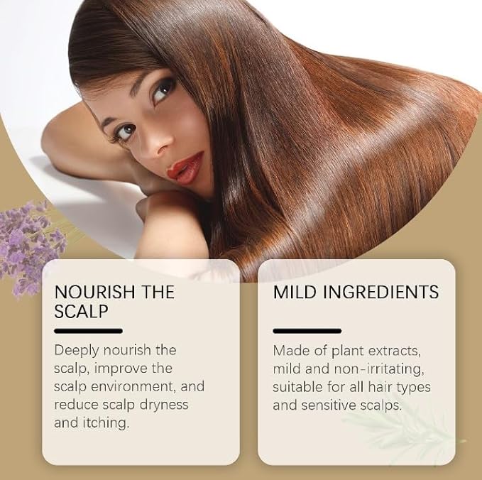 Scalp Roll On Gel Treatment, Nourishing Soothing Hair Care Serum, Lightweight Hydrating Massage Roll On for Daily Use