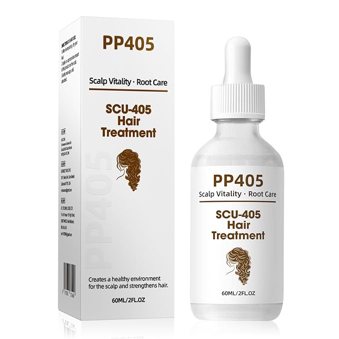 PP405 Hair Treatment – Lightweight Scalp Serum for Fuller-Looking Hair, Non-Greasy Formula with Hyaluronic Acid & Biotin, For Men & Women