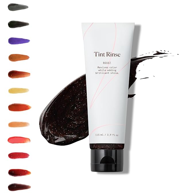 eSalon Color Depositing Hair Color Booster Treatment - Tint Rinse Hair Toner & Enhancer - Professional-Grade Mask - Apply with Shampoo & Conditioner (Dark Brunette)