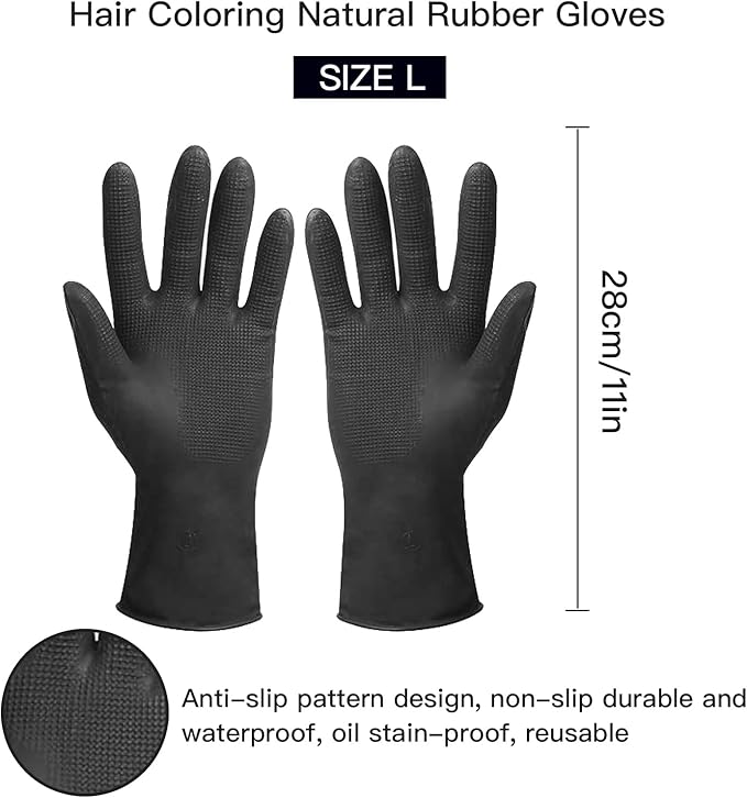 42 Pieces Hair Dye Coloring Kit, Hair Tinting Bowl,Dye Brush,Hair agitator,Ear Cover,HairClip, Hair Coloring Cape,Gloves for DIY Salon Hair Coloring Bleaching Hair Dryers Hair Dye Tools