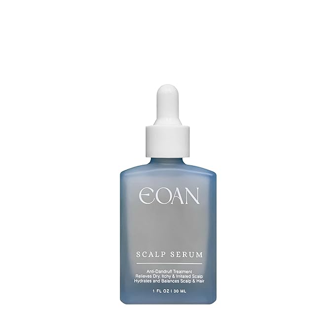 Eoans Leave-In Scalp Serum – Dry Scalp Relief, Anti-Dandruff & Itchy Scalp Treatment with Rosemary, Sage, Biotin & Amino Acids – Vegan, Hydrating Clean Formula, 1 fl oz (30 mL)