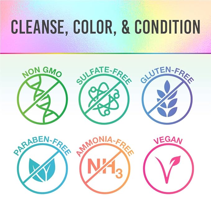 Punky Colour 3-in-1 Hair Color Depositing Conditioner & Hair Cleanser - Metaluminous, Restores & Adds Shine to Faded Hair, 8.5 fl oz.