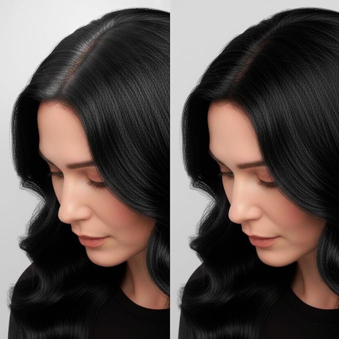 RB RENATA BEAUTY Tint Kit – Cream Hair Dye Kit with Developer and Application Brush for Spot Coloring - Covers Gray Hairs, Smudge-Proof, Long-Lasting Up to 4 Weeks, 20 Applications [Graphite]