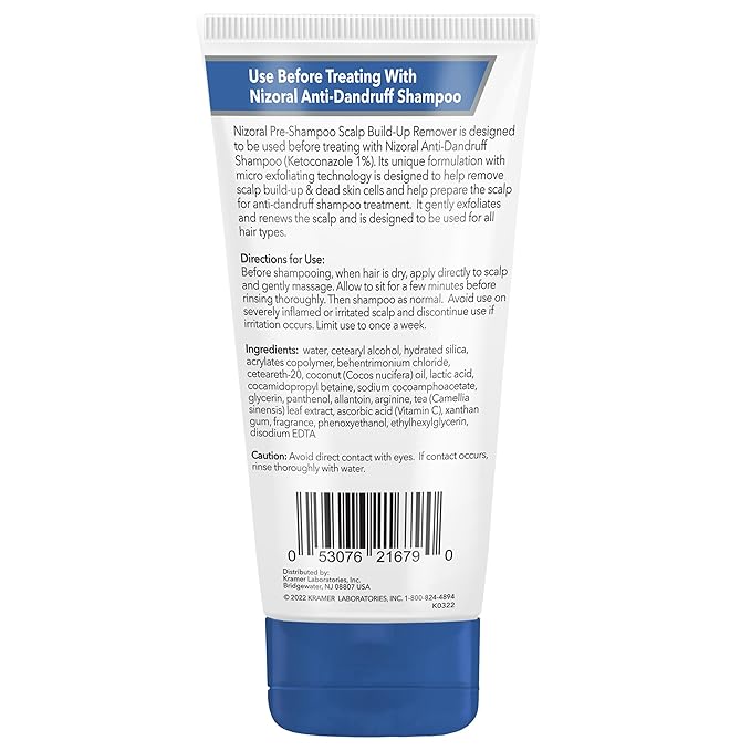 Nizoral Pre-Shampoo Scalp Build-Up Remover - Exfoliates and Renews Helps Prepare for Anti-Dandruff Shampoo Treatment, 5 oz
