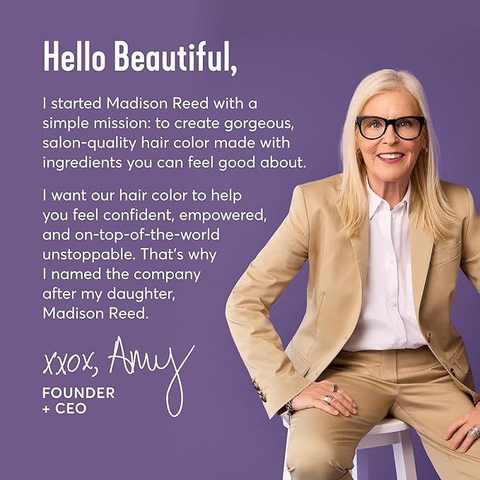 Madison Reed Color Therapy, Castagna, Color Depositing Hair Mask & Deep Conditioning Treatment, Intensely Hydrating, Refreshes Color & Tone, Keratin & Argan Oil, 4 Fl Oz (118 mL)