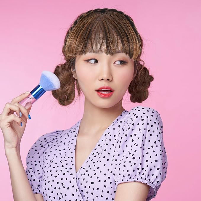 Headband Wig with Front Hair Bangs Synthetic Fringe Hair Extensions for Women Girls Comfortable Adjustable Fit Natural Look