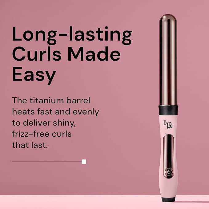 L'ANGE Hair Le Curl 32 MM Titanium Curling Wand | Professional 1.25 Inch Curling Iron for All Hair Types | Clip Free Hair Curler | Best Curling Wand for Tighter Curls & Beach Waves