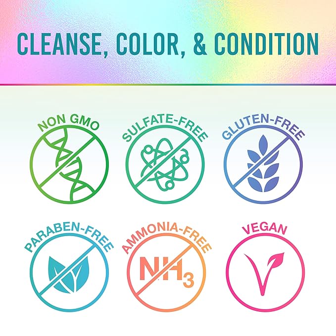 Punky Colour 3-in-1 Color Depositing Hair Cleanser & Conditioner, 8.5 fl oz. (Tealistic)