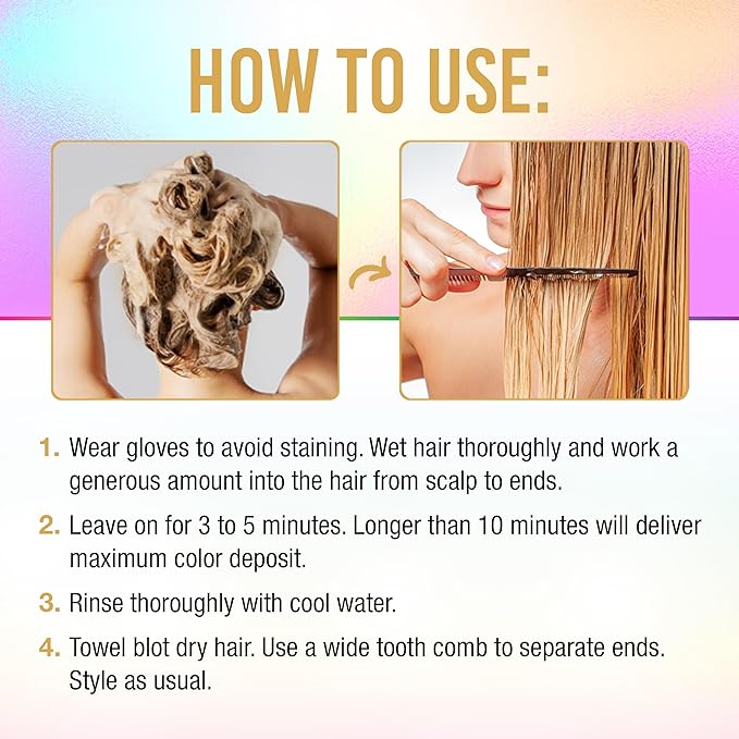 Punky Colour 3-in-1 Color Depositing Hair Cleanser & Conditioner, 8.5 fl oz. (Blondetastic)