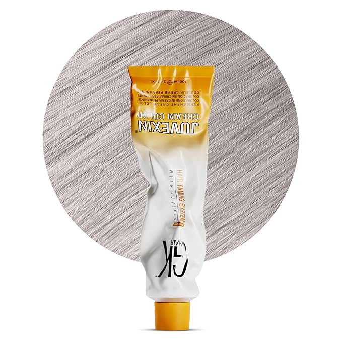 GK HAIR Global Keratin Professional Hair Color Cream Tube (3.4 Fl Oz/100ml) Nourishing & Cleansing Colors for Styling High Performance Long Lasting Permanent Natural Toner Dye