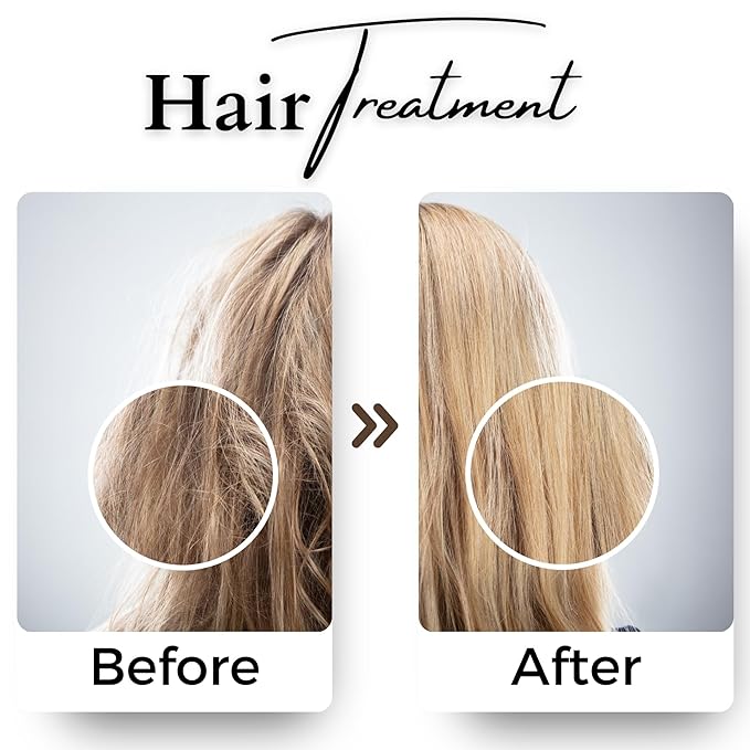 Hair Perfume Oil for Women (Lily Sandalwood), Argan Oil Heat Protection Spray for Dry, Damaged, Firzzy Hair Care, Long Lasting Fragrance Mist with Keratin & Elastin for Nourish & Smooth 2.7 fl oz