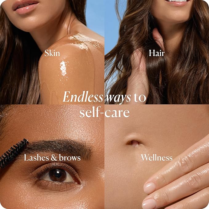 Sky Organics 8 oz Castor Oil w/Wraps | Reusable Organic Castor Oil Pack to Boost Body's Wellness, Encourage Rest & Relaxation | Adjustable Elastic Straps Cotton Durable Easy to Use